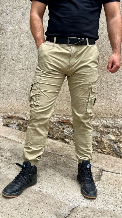 Pantaloni cargo DF 622- Kaki